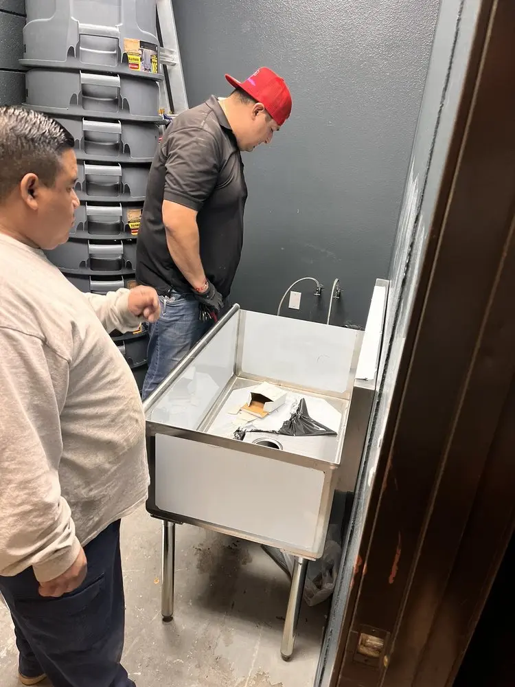 Commercial plumbing and sink installation in Circleville